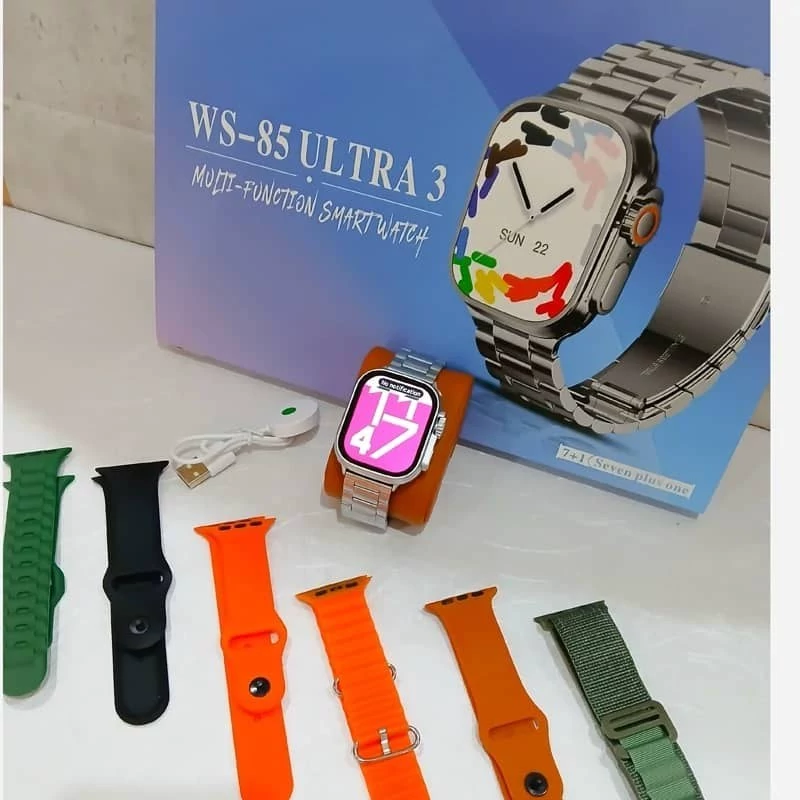 ساعت هوشمندws-85ultra3 با ضمانت اصلی